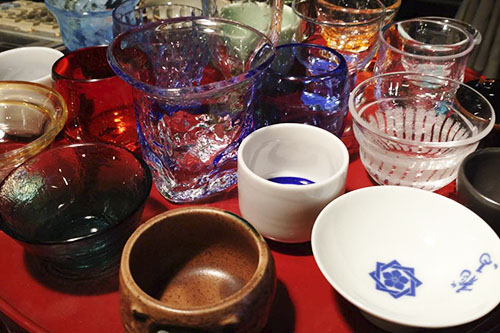 好きなお猪口を選んでね