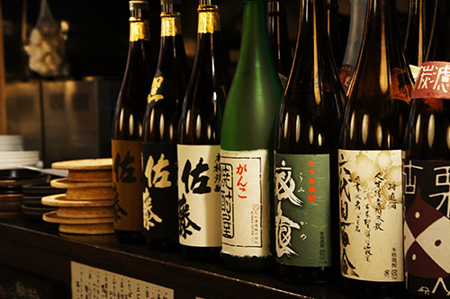 めずらしい焼酎と日本酒があるかも？